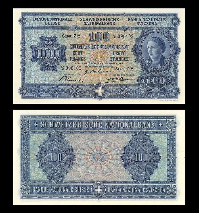 Banknote Schweiz 4 Serie Reproduktion Kaufen Auf Ricardo