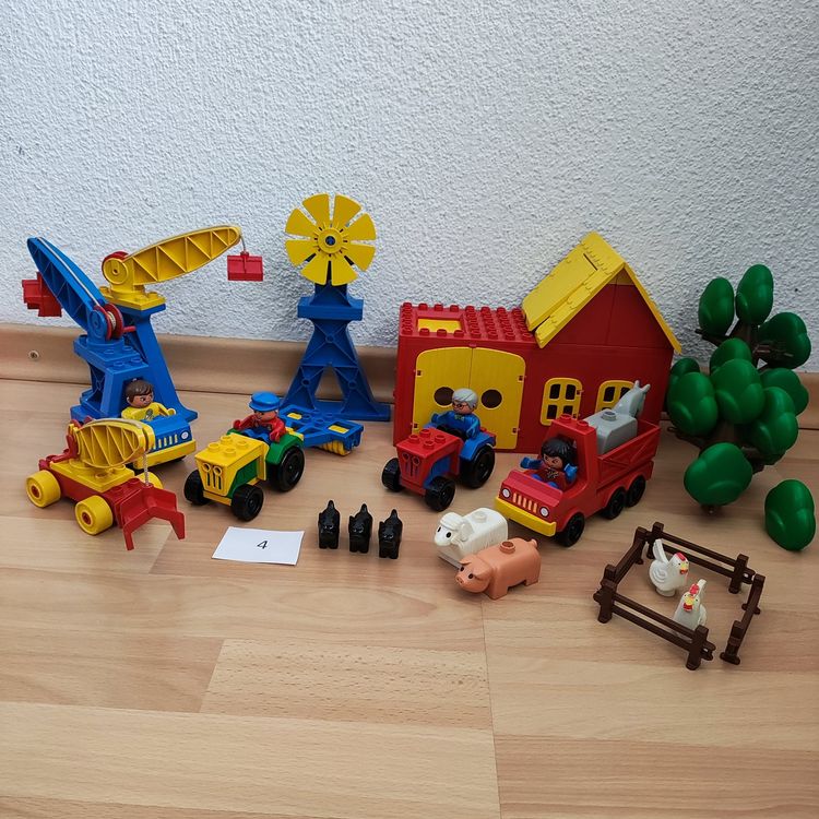 LEGO Duplo Aus Den 80 90er Jahren Div Bauernhof SET 4 Kaufen Auf