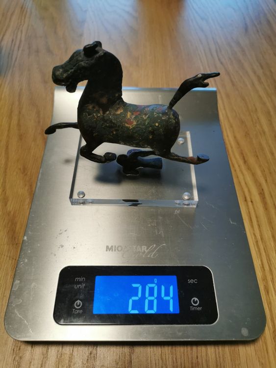 Magnifique Statue De Cheval Au Galop En Metal Kaufen Auf Ricardo