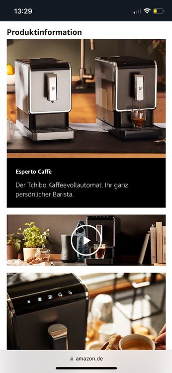 Tchibo Kaffeevollautomat Esperto Caffè Granite Black Kaufen auf