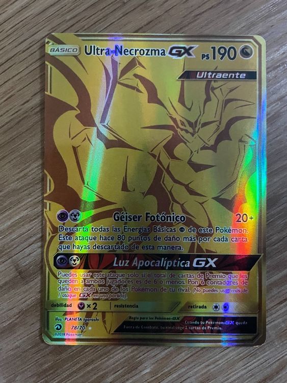 Pokemon Karte Ultra Necrozma GX Kaufen Auf Ricardo