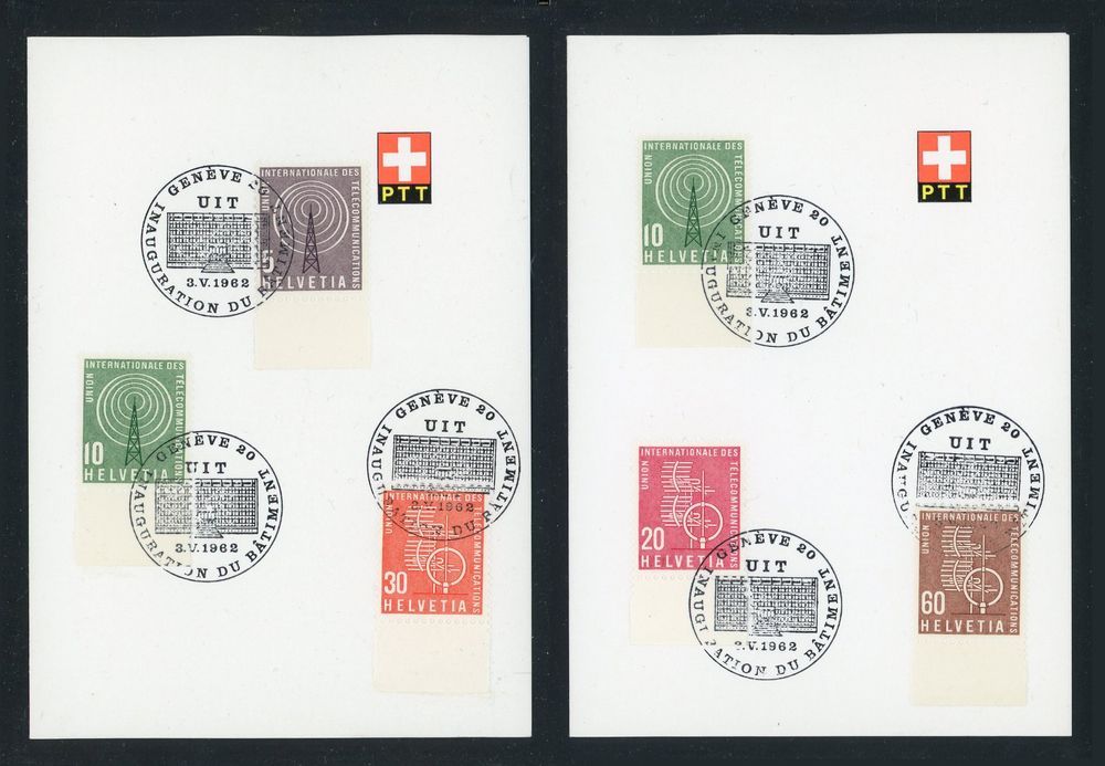 PTT Faltblatt SSt UIT 1 2 4 9 PTT Faltblatt S 531 1962 Kaufen Auf