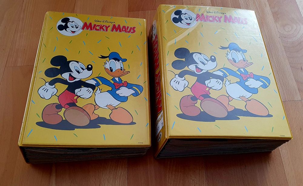 MICKY MAUS Jahrgang 1989 Komplett In 2 Sammelordnern TOP Kaufen Auf