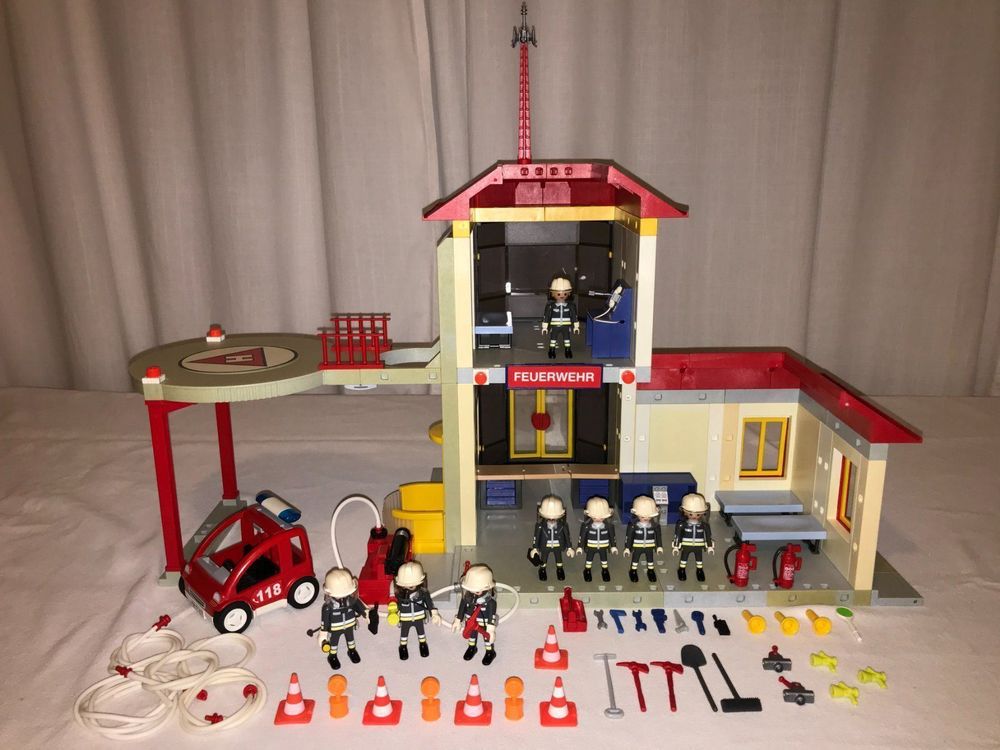 Playmobil Feuerwehr Station Mit Zubeh R Kaufen Auf Ricardo