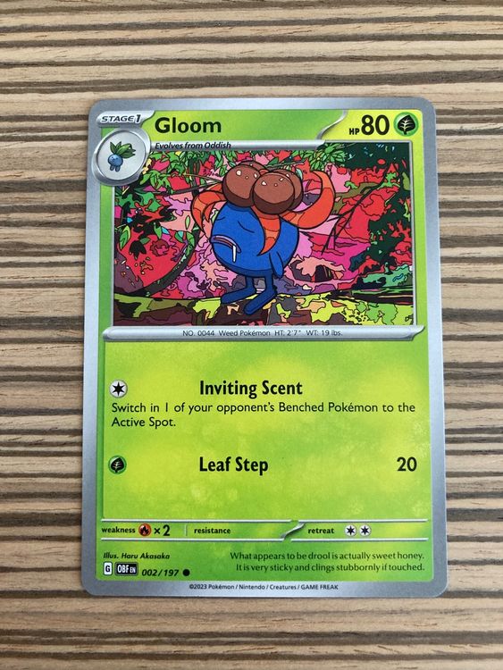 Pokemon OBF Gloom Obsidian Flames Kaufen Auf Ricardo