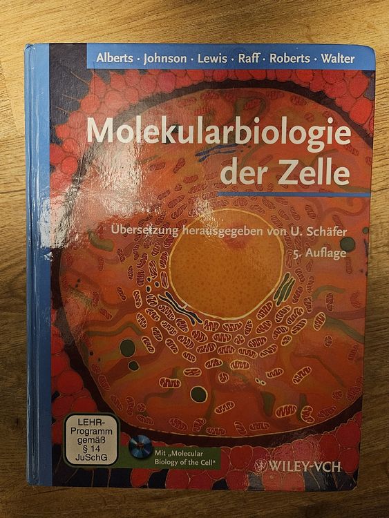 Molekularbiologie Der Zelle Deutsch Alberts 5 Auflage Kaufen Auf