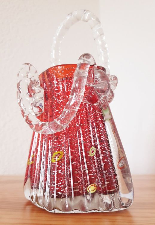 Handtaschen Vase Glas Murano Cristall Kaufen Auf Ricardo