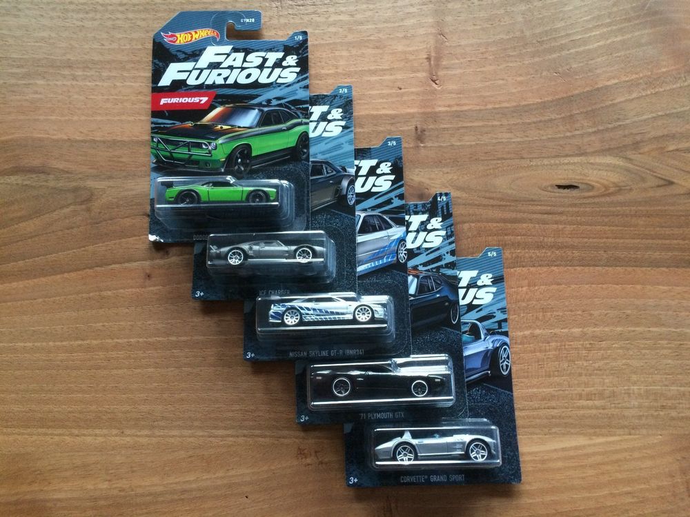 Hot Wheels Fast And Furious Set Sammlung Neu Und Originalverpackt In