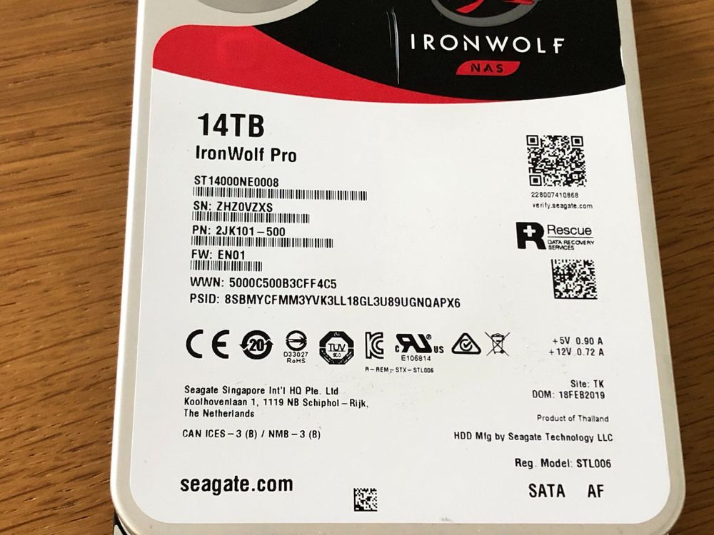 Seagate Ironwolf Pro Nas Hdd Tb Via Crystaldisk Gepr Ft Kaufen