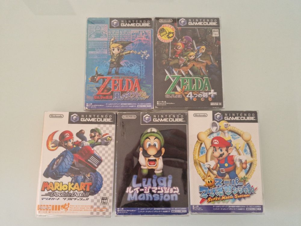 Nintendo Gamecube 5 Japanische Spiele Mario Zelda Luigi Kaufen Auf