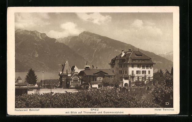 Spiez Restaurant Bahnhof Hotel Terminu Kaufen Auf Ricardo