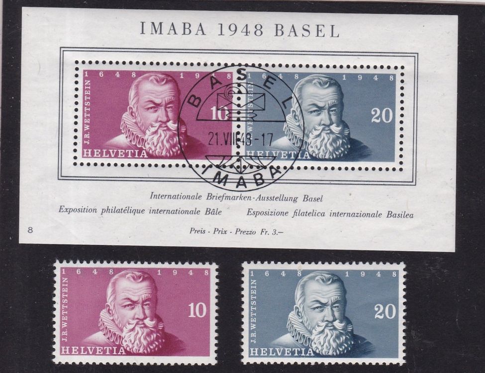 Ch Briefmarken Block Imaba Et Einzelmarken Kaufen Auf Ricardo