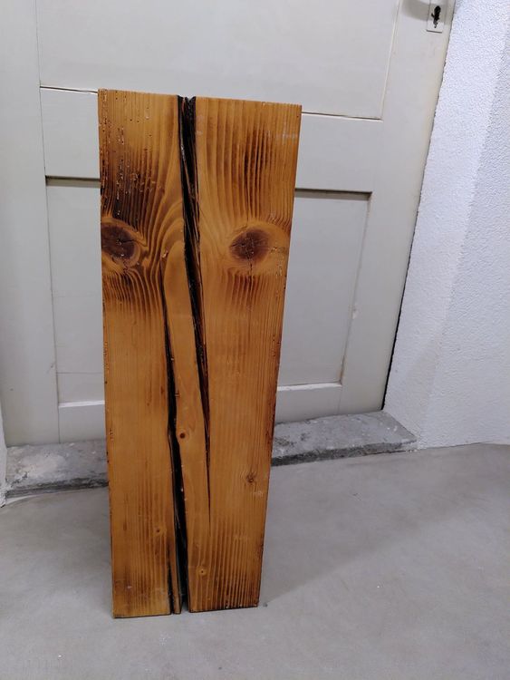 Massive Holzsäule aus einem alten Balken Kaufen auf Ricardo