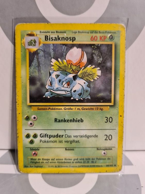 Bisaknosp Base Set Pokemon Karte Kaufen Auf Ricardo