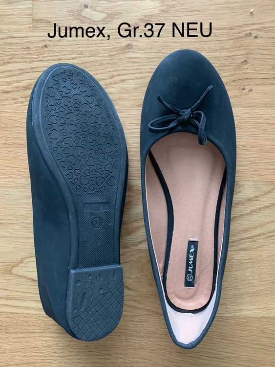 Neue Schwarze Jumex Ballerinas Gr Kaufen Auf Ricardo