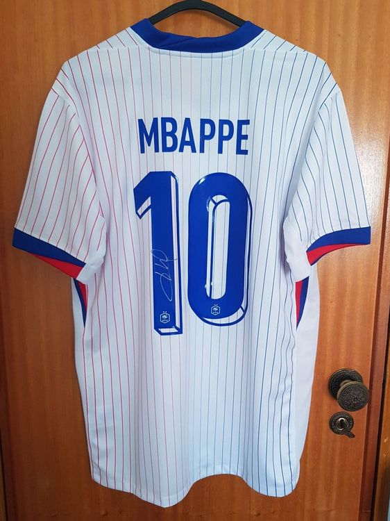 Kylian Mbappe Frankreich Euro Away Trikot Signiert Kaufen