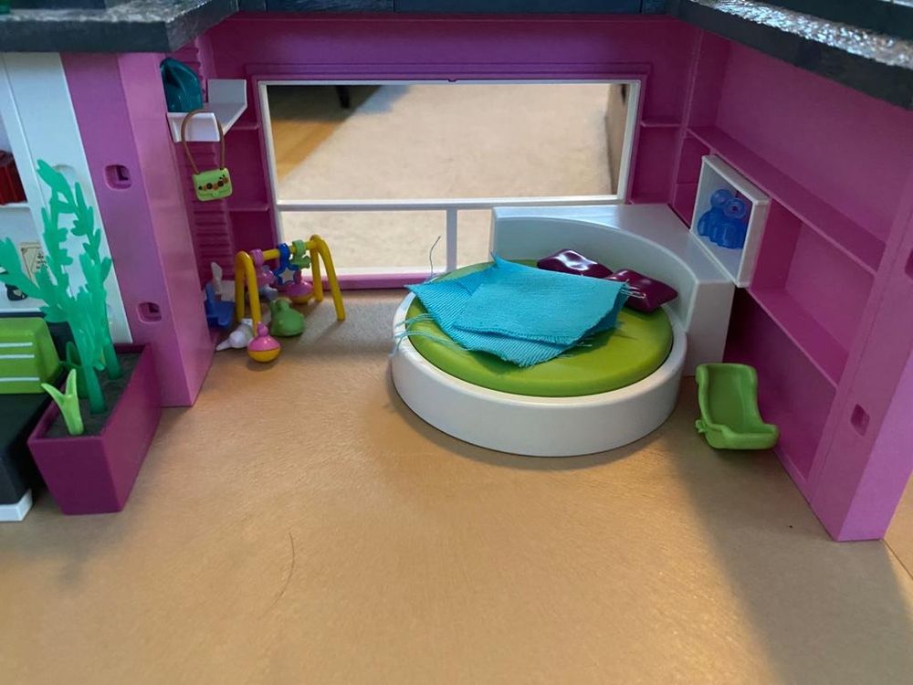 Playmobil Moderne Luxusvilla Mit Wohnzimmer Und Inhalt 5574 Kaufen