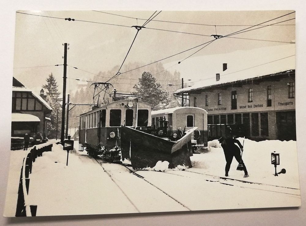 Ak Mob Triebwagen Mit Schneepflug Kaufen Auf Ricardo