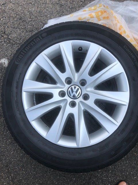 4x Original VW Tiguan Alu Felgen Kaufen Auf Ricardo