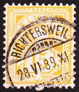 Nr 63A Mit Vollstempel RICHTERSWEIL Kaufen Auf Ricardo