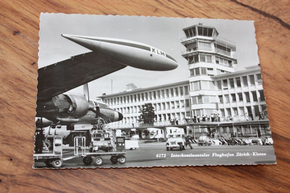 AK Flughafen Zürich Kloten Foto Kaufen auf Ricardo