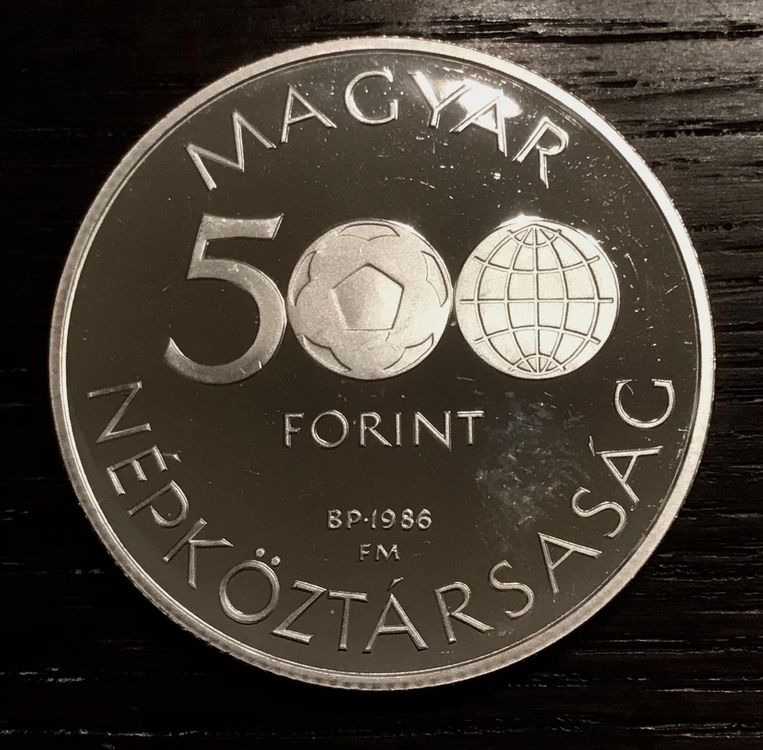 Ungarn 500 Forint 1 Oz Silber WM 1986 Kaufen Auf Ricardo