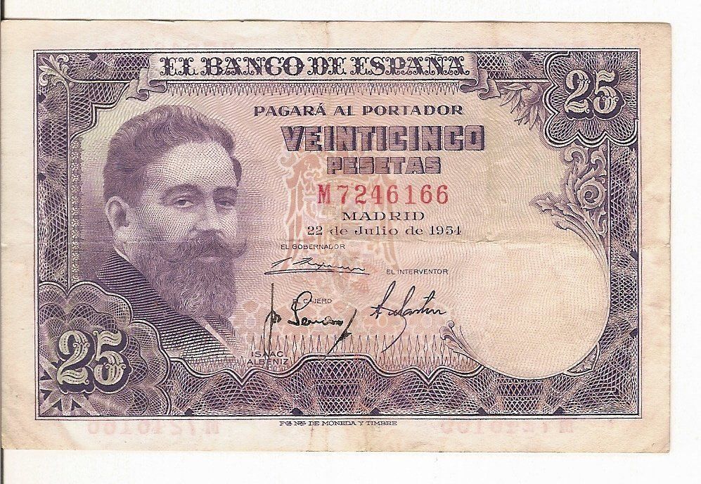 Spanien 25 Pesetas 1954 Kaufen Auf Ricardo