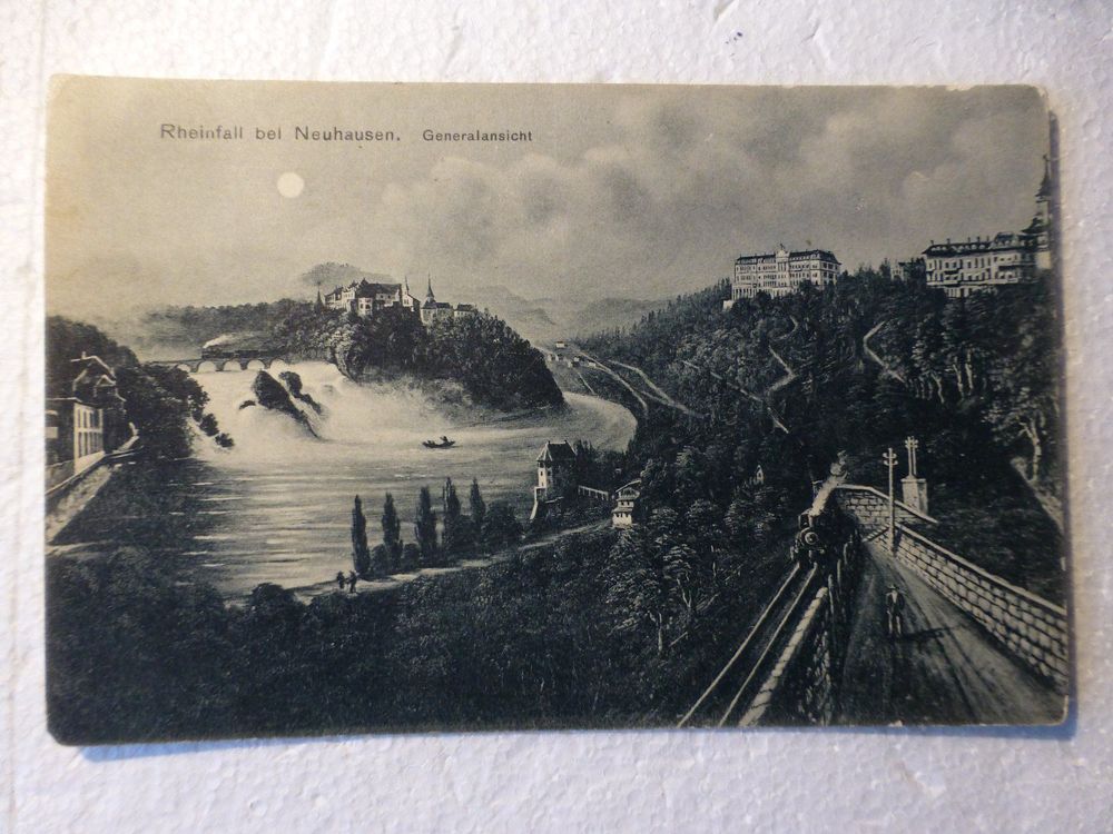 Postkarte Rheinfall Bei Neuhausen Kaufen Auf Ricardo