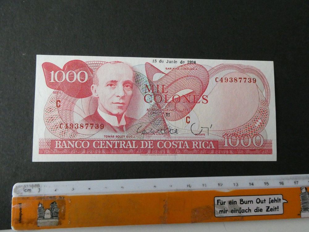 Costa Rica 1994 1000 Colones Kaufen Auf Ricardo