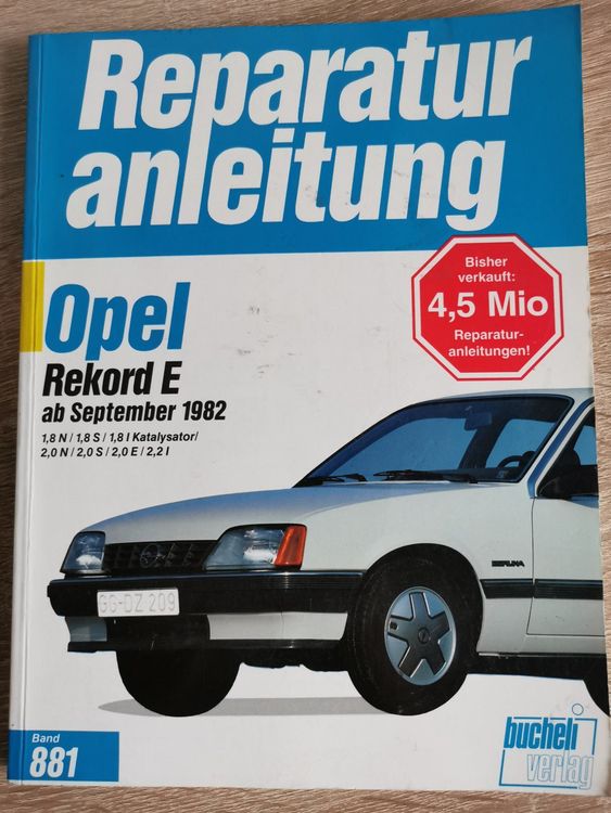 Opel Rekord E Reparaturanleitung Kaufen Auf Ricardo