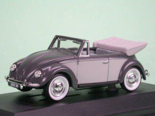 VW Käfer Beetle Cabriolet 1951 1952 dunkel hellgrau 1 43 Acheter