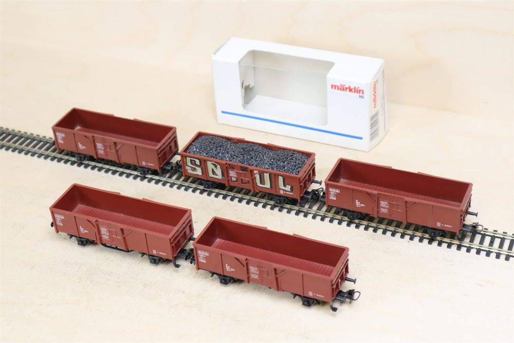 Märklin 5 x Hochbordwagen Set H0 4430 Kaufen auf Ricardo