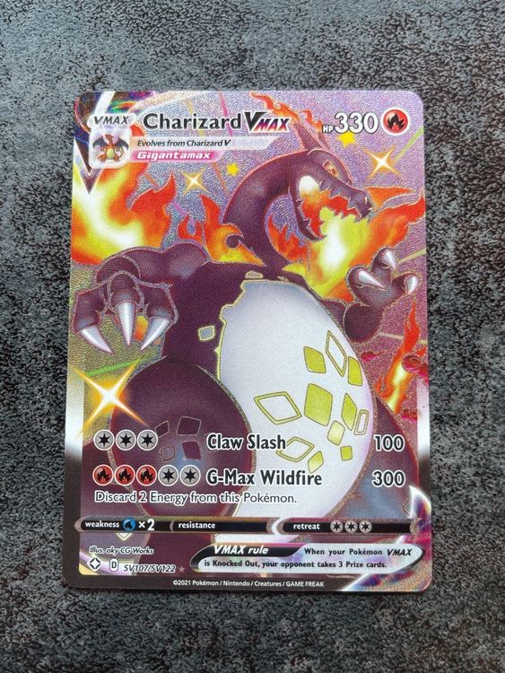 Charizard Vmax Full Art Shining Fates Acheter Sur Ricardo