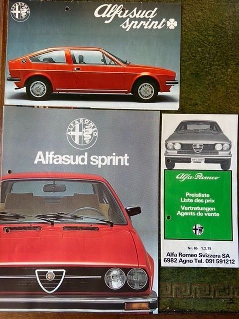 Prospekte Alfa Romeo Alfasud Sprint Dt Kaufen Auf Ricardo