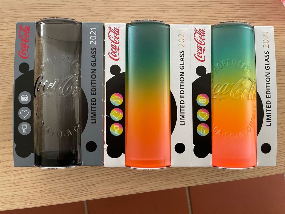 X Coca Cola Rainbow Glas Mc Donalds Kaufen Auf Ricardo