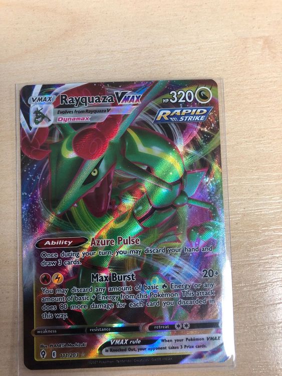 Rayquaza Vmax Evolving Skies Kaufen Auf Ricardo