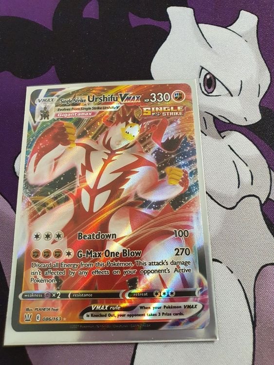 Single Strike Urshifu Vmax Pokemon Acheter Sur Ricardo