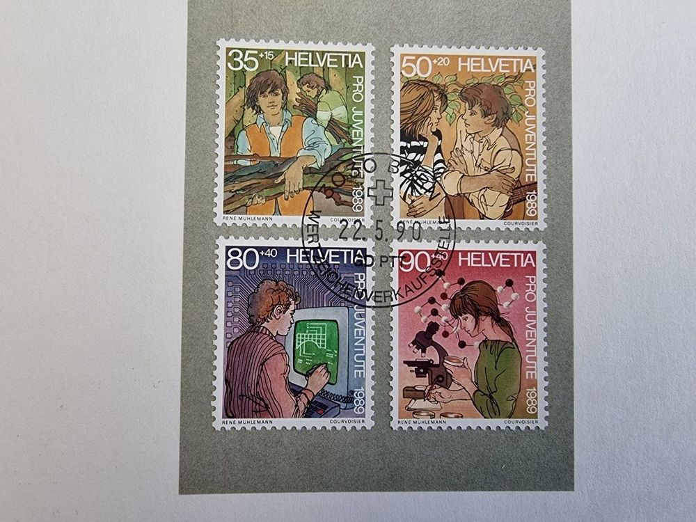 Briefmarken 1990 Pro Juventute Kaufen Auf Ricardo