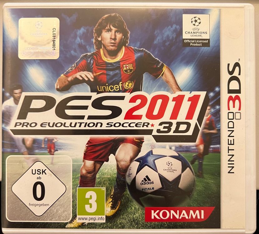 Pro Evolution Soccer PES 2011 3D 3DS Kaufen Auf Ricardo