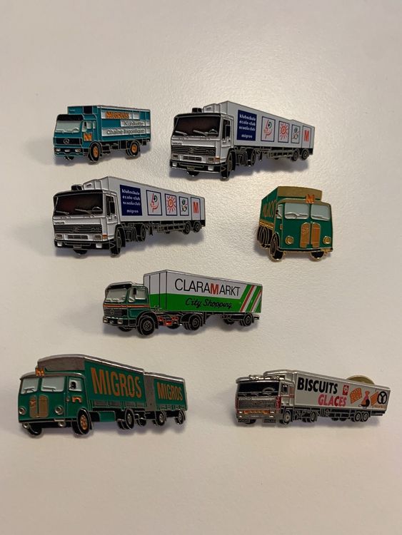 Pin Sammlung Migros Lkw Truck Lastwagen Kaufen Auf Ricardo