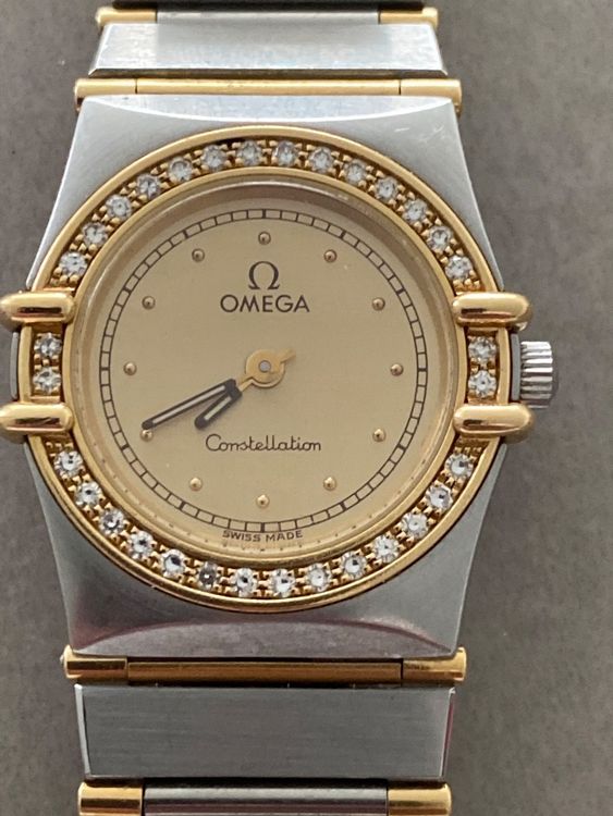 Omega Constellation Mit Diamanten 23 Mm Quarz Acheter Sur Ricardo