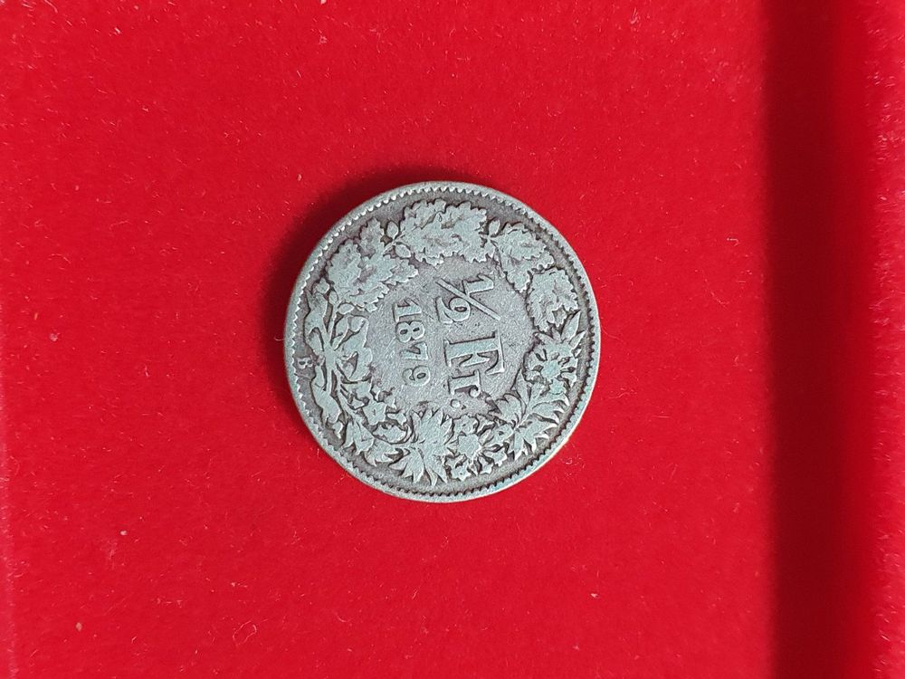 Schweizer silber Münzen 50 Rappen 1879 Kaufen auf Ricardo