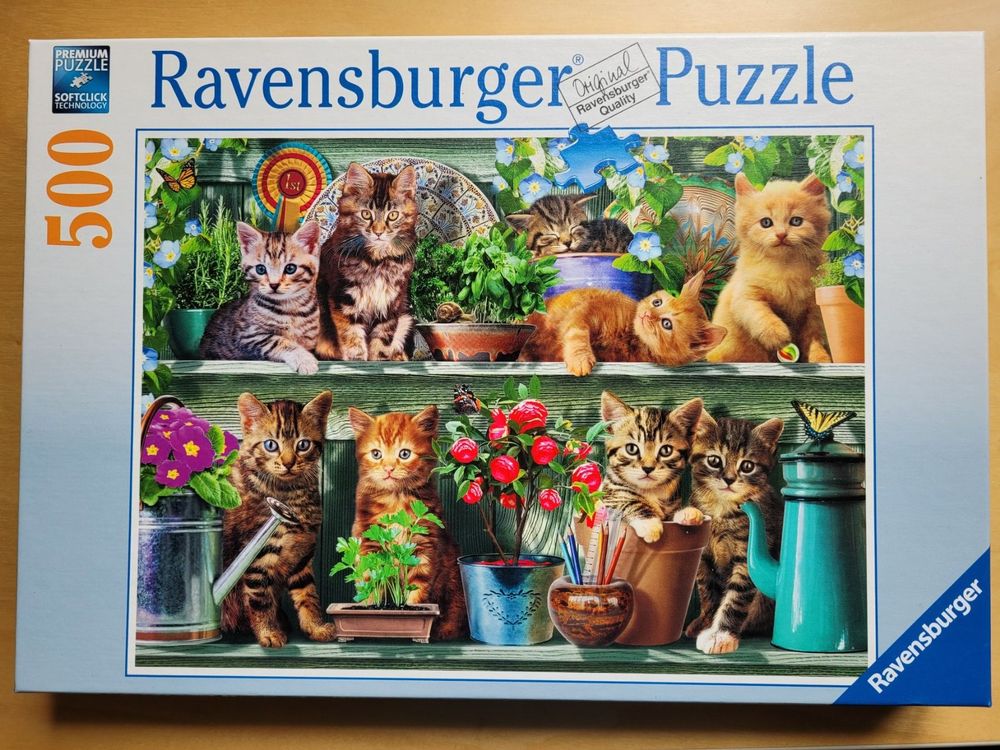 Ravensburger Puzzle Katzen Im Regal 500 Teile Acheter Sur Ricardo