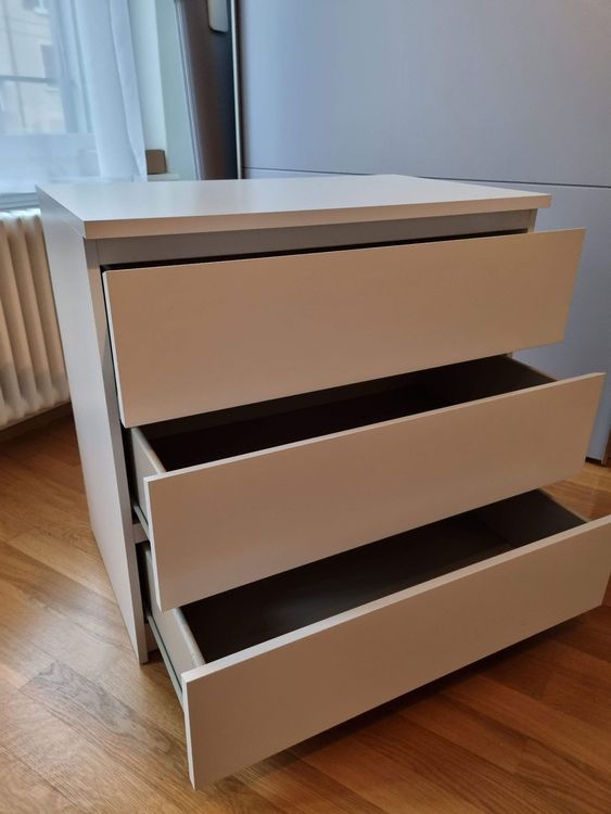 Ikea MALM Kommode Weiss Kaufen Auf Ricardo