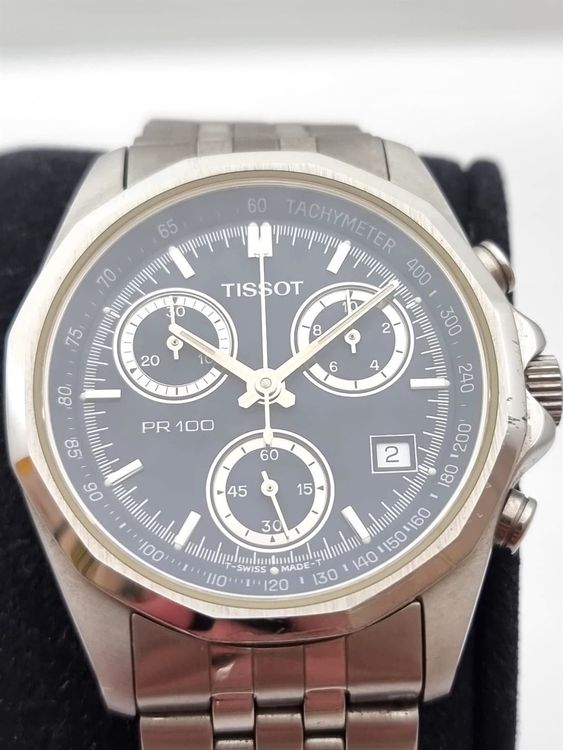 TISSOT PR100 BLUE DIAL CHRONO AB 1 Acheter Sur Ricardo