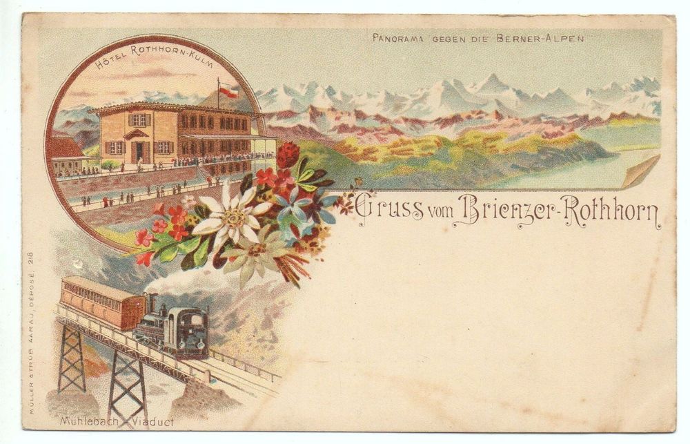 LITHO Gruss Vom Brienzer Rothhorn Bahn Kaufen Auf Ricardo