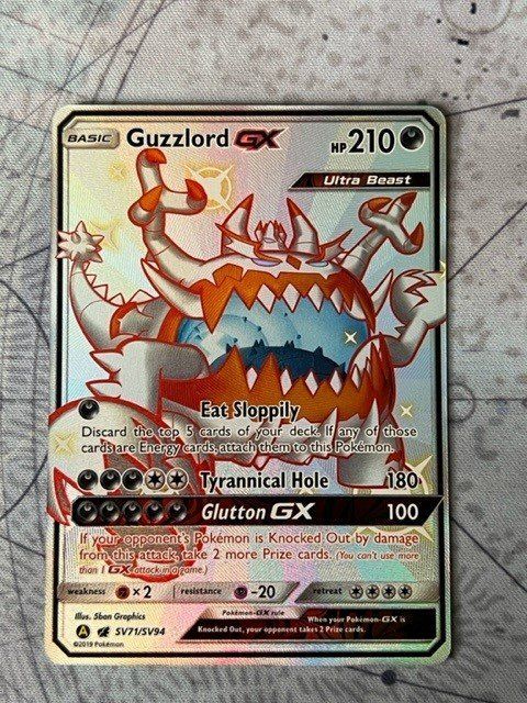 Shiny Guzzlord GX Hiddenfates SV71 SV94 EN Kaufen Auf Ricardo