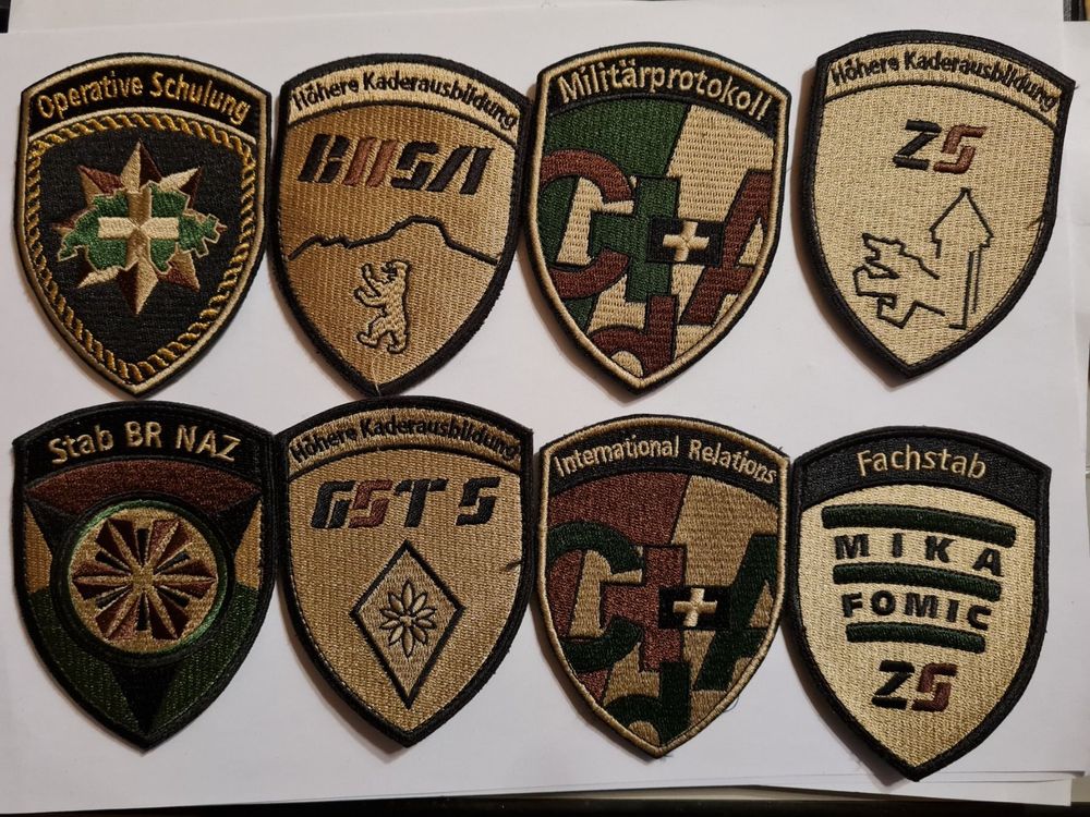 Armée Badge Abzeichen 8X Klett Kaufen auf Ricardo