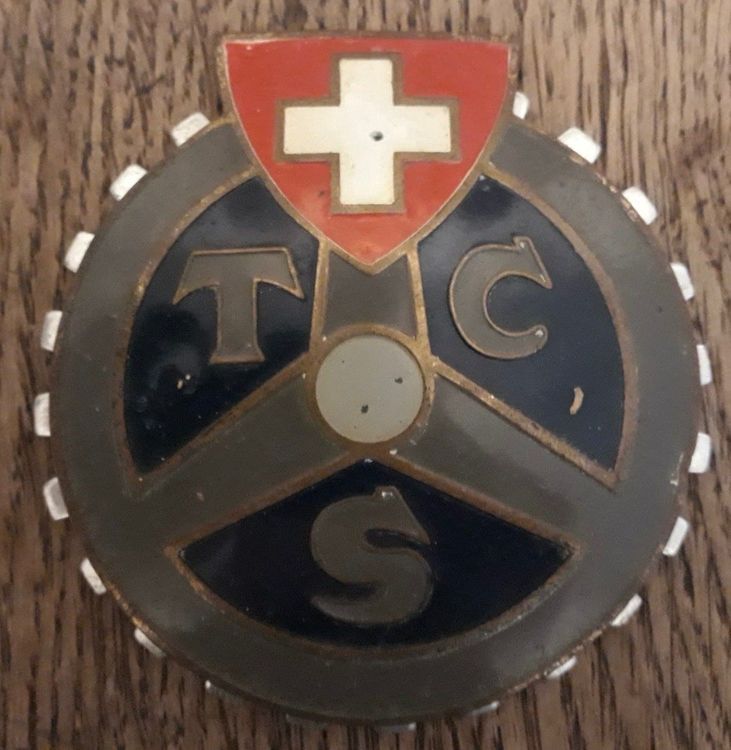 Rar Antike Tcs Touring Club Schweiz Plakette Oldtimer Kaufen Auf