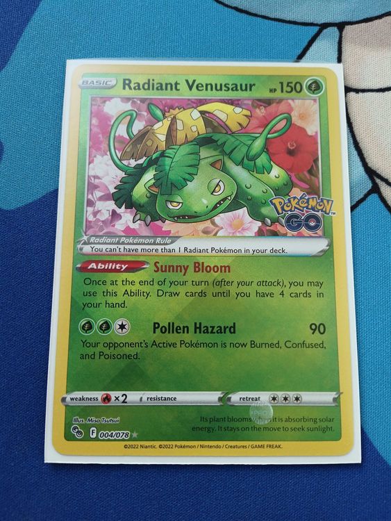 Radiant Venusaur Pokemon Go Strahlendes Bisaflor Kaufen Auf Ricardo